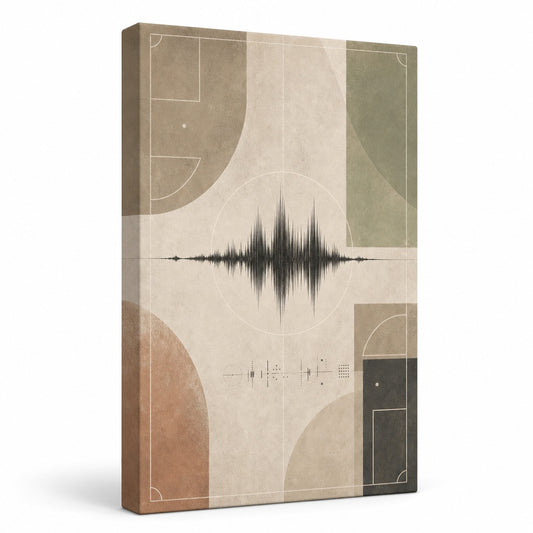 Morandi Soundline Canvas Painting for Modern Wall Decor - abstract canvas wall art by AUSJOJO