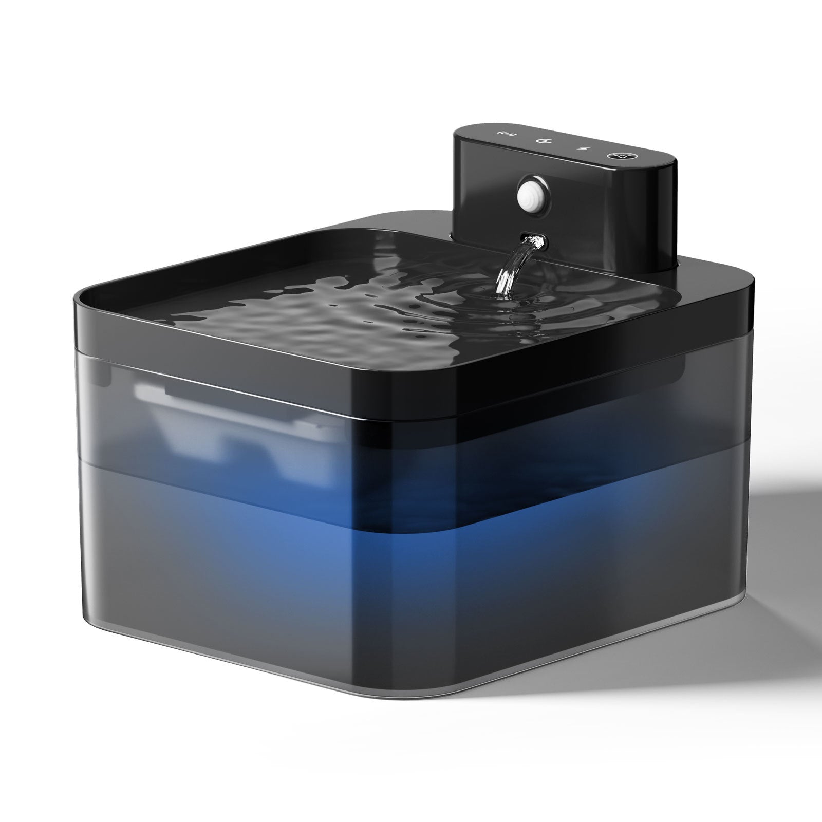 square and oval 2.2L pet water fountain models