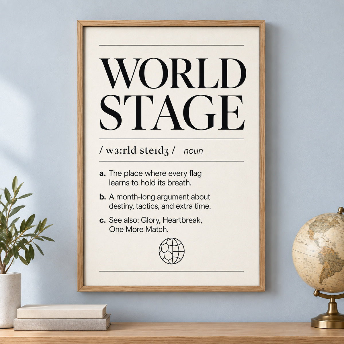 World Stage Definition 04 Soccer Canvas Wall Art | brown_independent_close