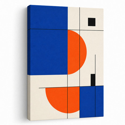 Collision of Thought Bauhaus Canvas Wall Art - modern wall decor by AUSJOJO