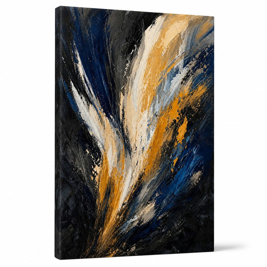 Upward Force Abstract Expressionism Canvas Wall Art - modern wall decor by AUSJOJO