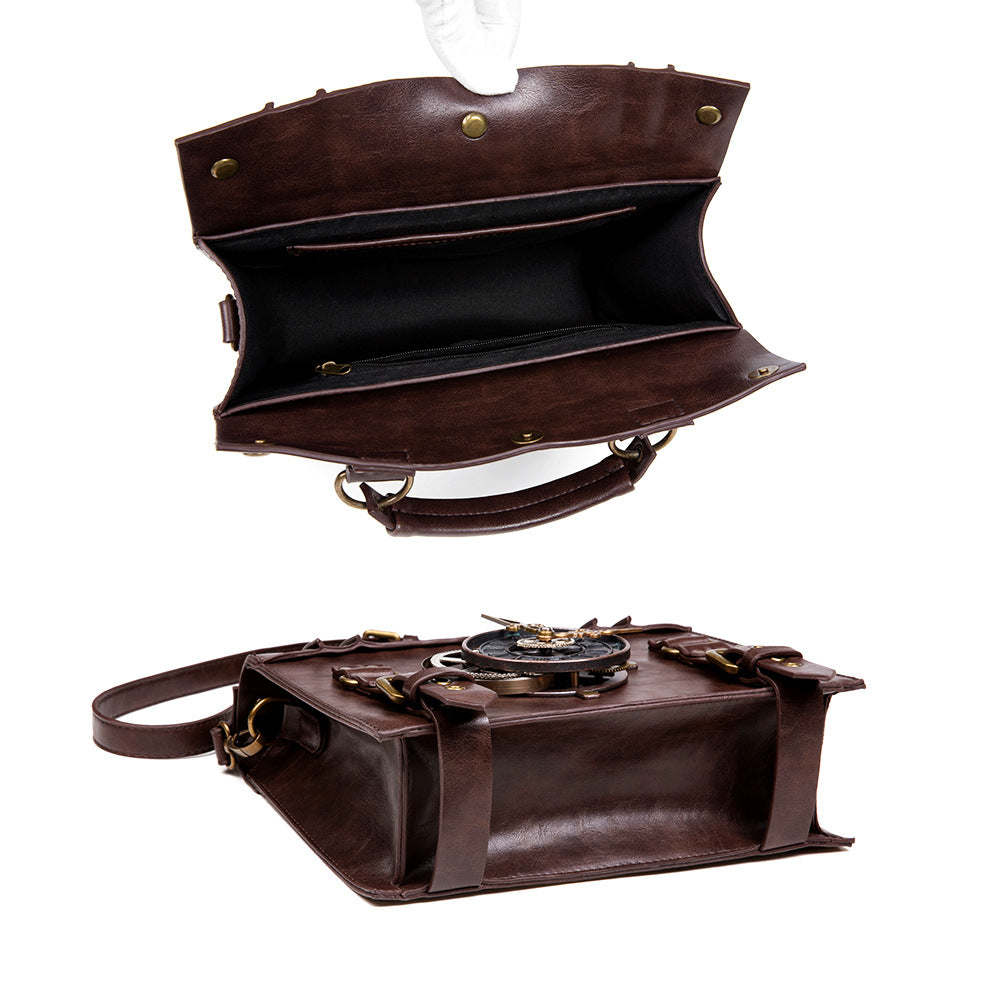 New punk industrial retro style women's singles Shoulder Straddle Bag