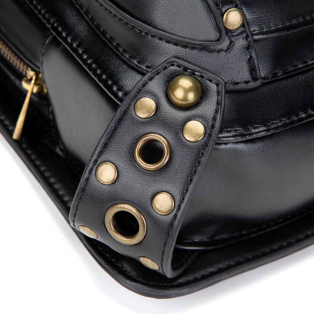 Steampunk Vintage Motorcycle Bag for Women Waistpack