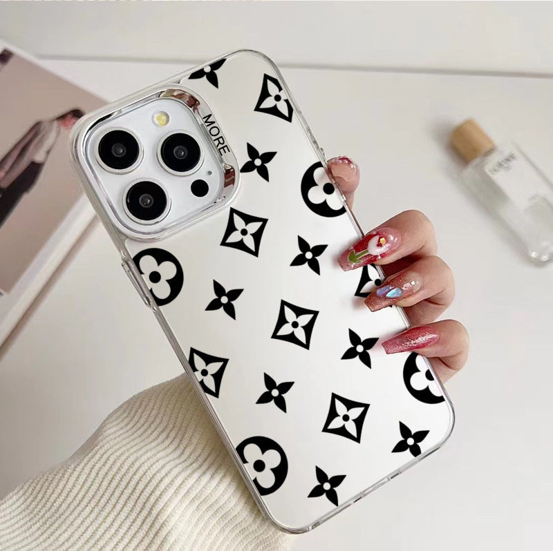 High-end Luxury Retro Printed Laser Mobile Phone Case for iPhone 16 Por Max