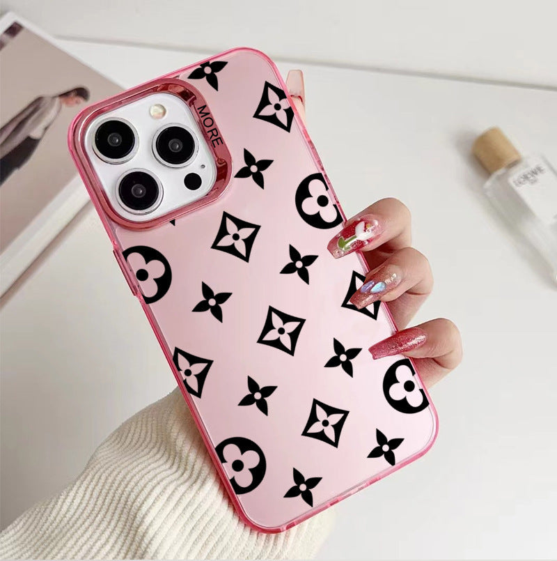 High-end Luxury Retro Printed Laser Mobile Phone Case for iPhone 16 Por Max