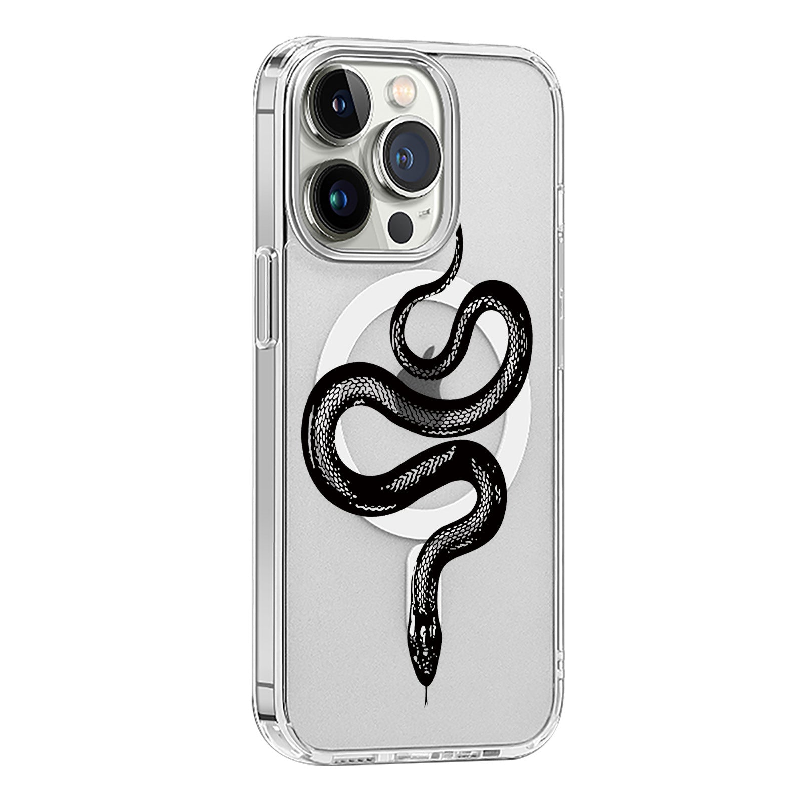 Black Snake iPhone 16 Pro Max Case – N52 Magnetic Military-Grade MagSafe Cover
