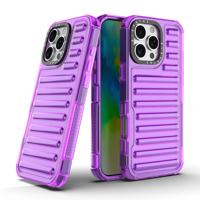 Crystal-Clear Translucent iPhone 16 Series Phone Case - Shockproof Capsule Design with Anti-Yellowing Technology