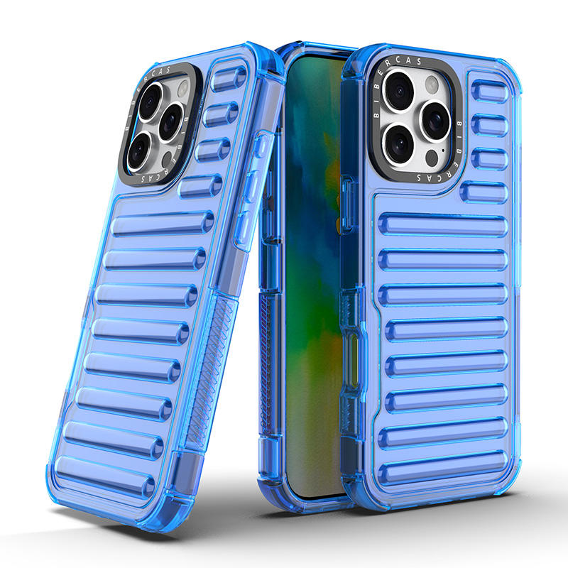 Crystal-Clear Translucent iPhone 16 Series Phone Case - Shockproof Capsule Design with Anti-Yellowing Technology