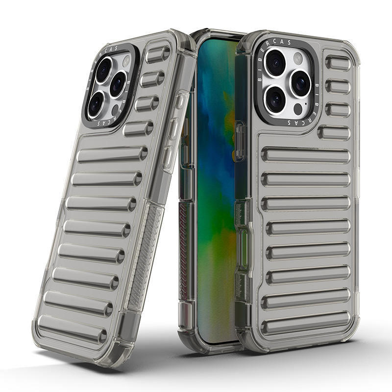 Crystal-Clear Translucent iPhone 16 Series Phone Case - Shockproof Capsule Design with Anti-Yellowing Technology