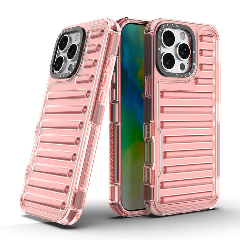 Crystal-Clear Translucent iPhone 16 Series Phone Case - Shockproof Capsule Design with Anti-Yellowing Technology