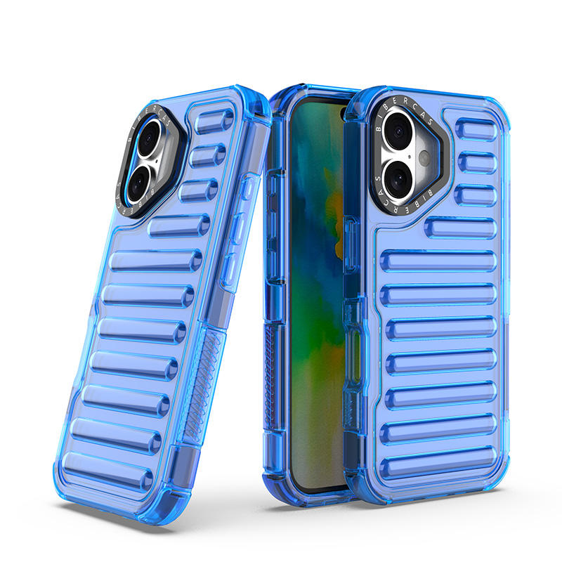Crystal-Clear Translucent iPhone 16 Series Phone Case - Shockproof Capsule Design with Anti-Yellowing Technology