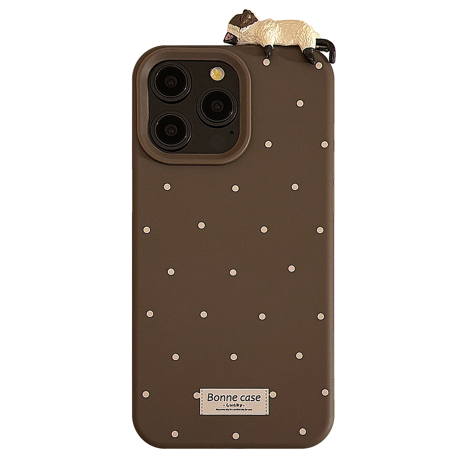 Dopamine Polka Dot 3D Cat Phone Case