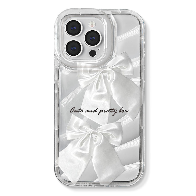 Glitter Paper Phone Case for iPhone 15 Plus with Detachable Wrist Strap