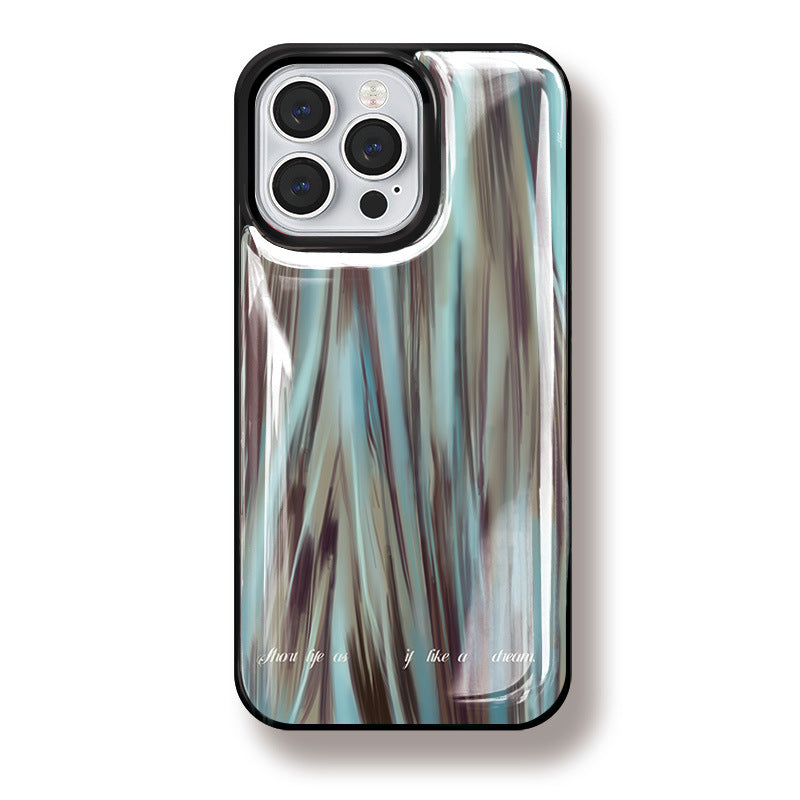 Gradient Epoxy Resin iPhone 16 Pro Max Case with Color Transition