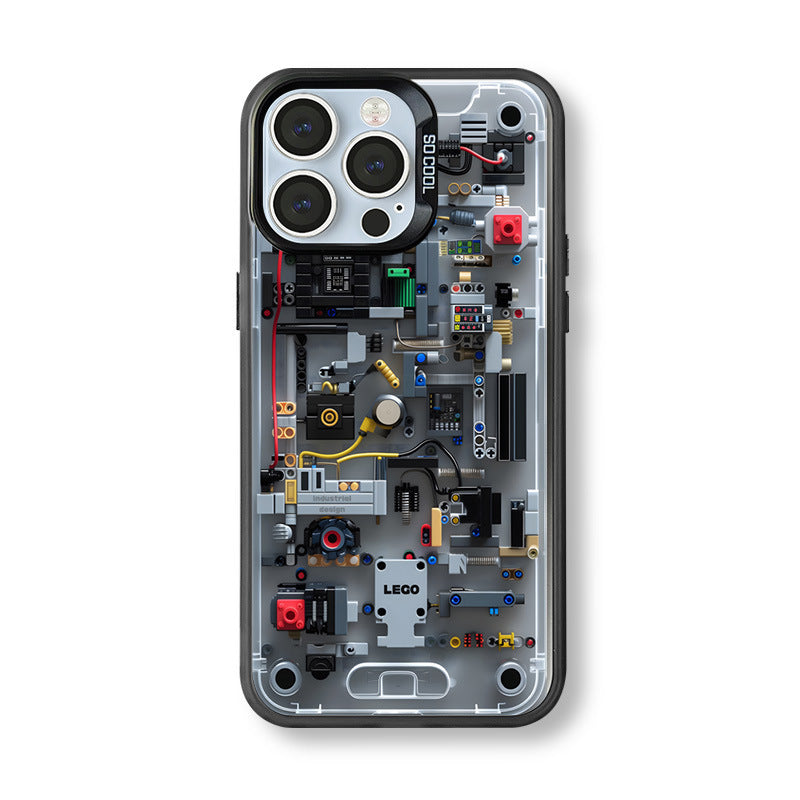 Mechanical Mario Funny Phone Case for iPhone 16 Pro Max / iPhone 14 Pro Max Phone Case