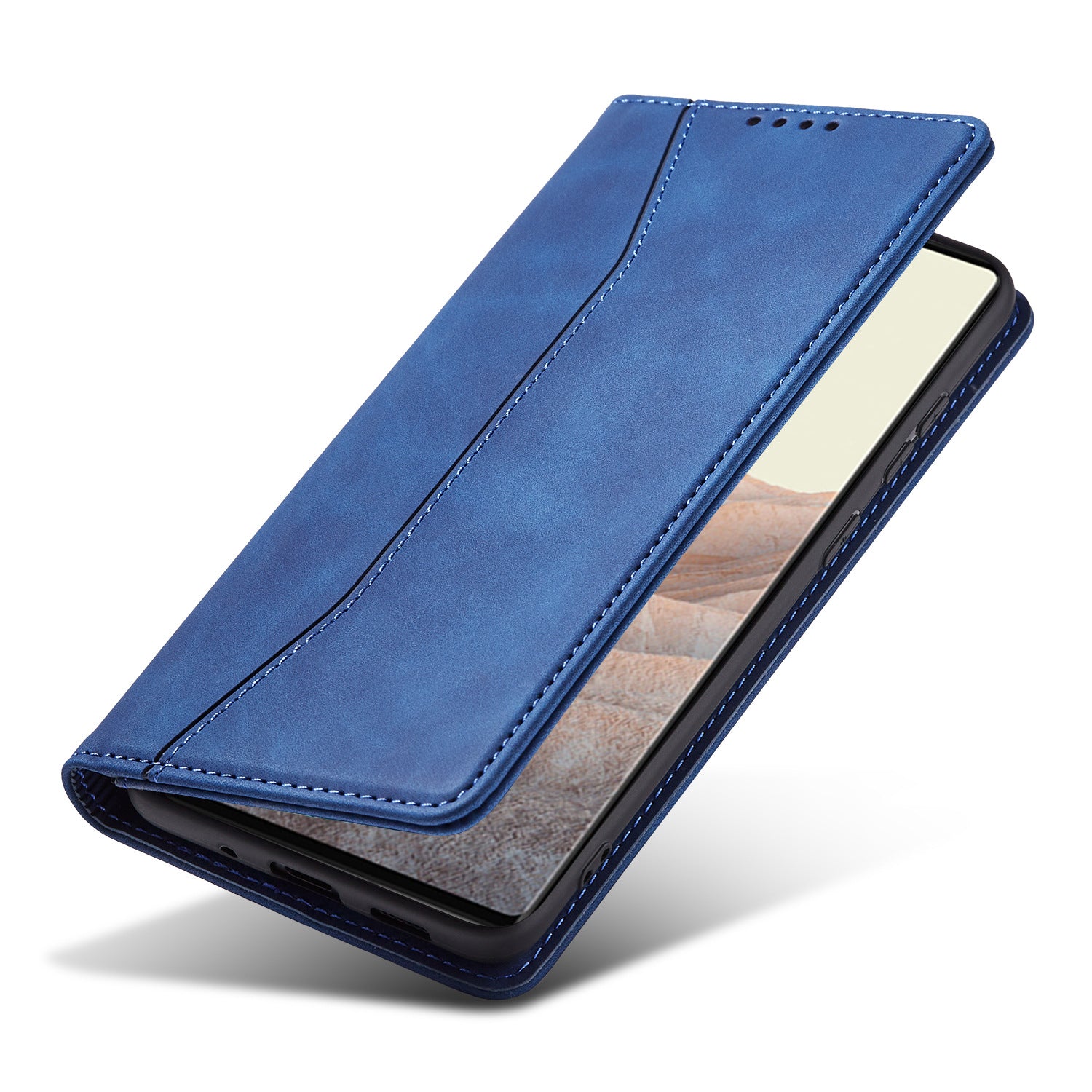 JOJOShop Magnetic Flip Cover Case for Google Pixel 7 Pro – Shockproof PU Leather with Auto WakeSleep & Military-Grade Protection