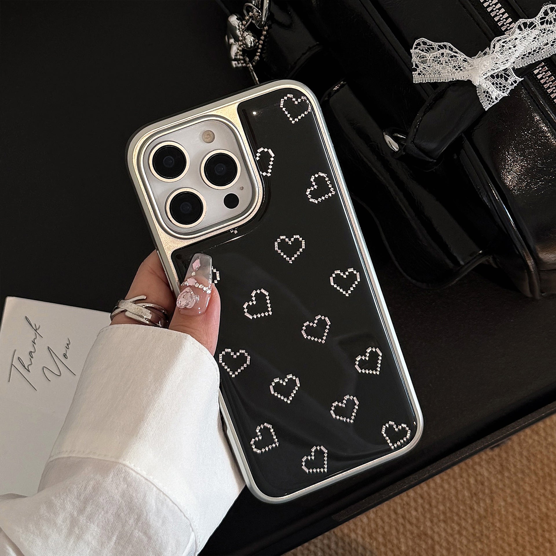 Minimalist Small Heart iPhone 15 Pro Max Case – Simple & Elegant Cover