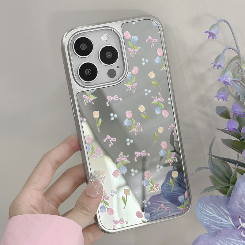 Mirror Glossy Magnetic iPhone 15 Pro Max Case – Premium Electroplated Shockproof Cover