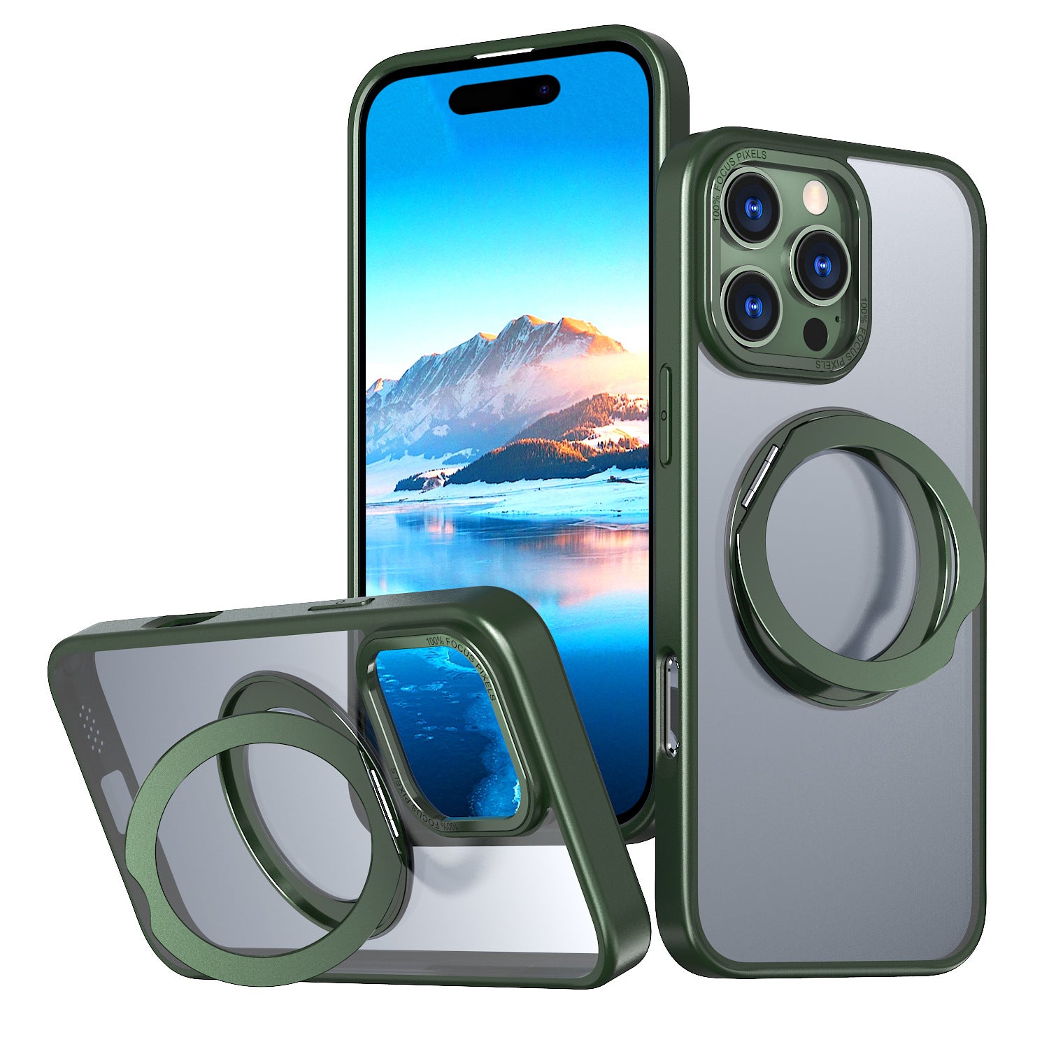 Original Magnetic 360° Rotating Stand Phone Case for iPhone 16 Pro Max