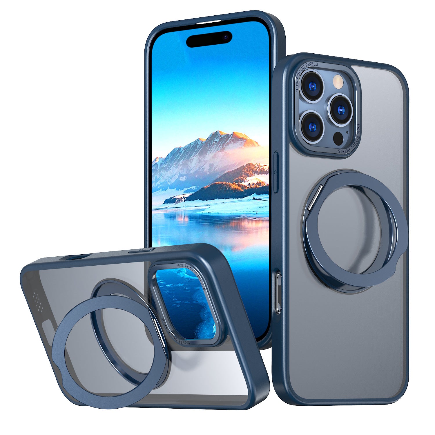 Original Magnetic 360° Rotating Stand Phone Case for iPhone 16 Pro Max