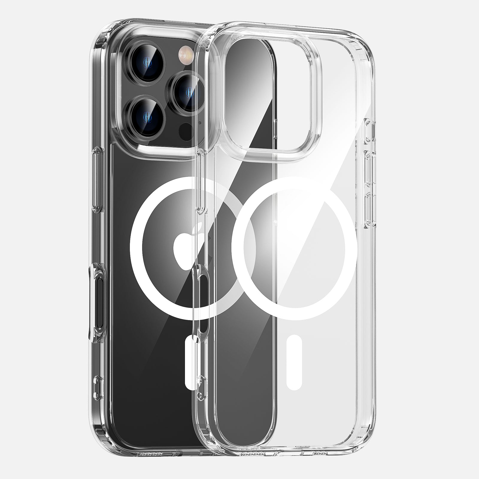 Clear Magnetic iPhone Pro Max Case for 14/15/16 Series