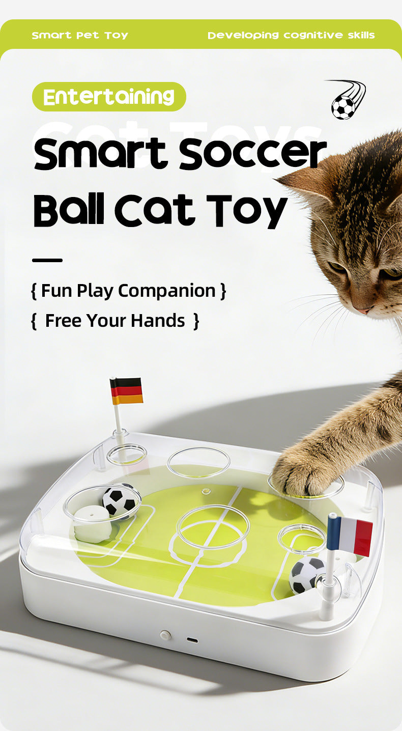 Smart Interactive Cat Soccer Arena Toy