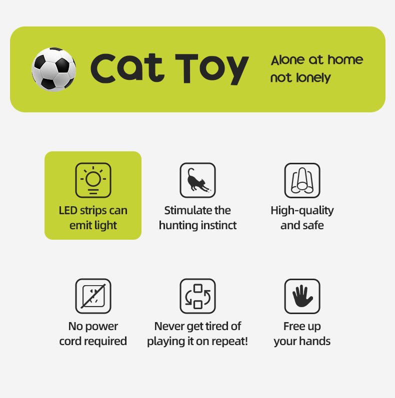 Smart Interactive Cat Soccer Arena Toy