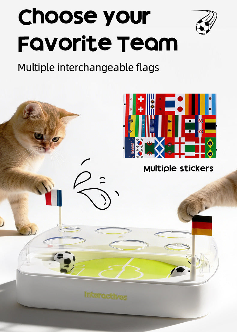 Smart Interactive Cat Soccer Arena Toy
