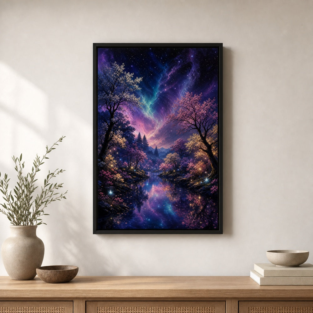 Wall Art for a Corner: Make Two Walls Read as One featured canvas room reference