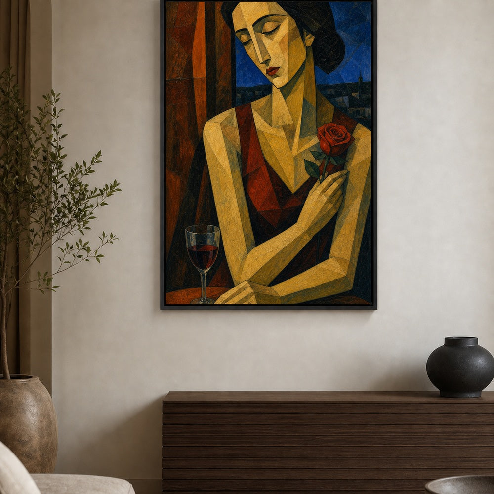 Large Wall Art for a Dining Room: Size It to the Table featured canvas room reference