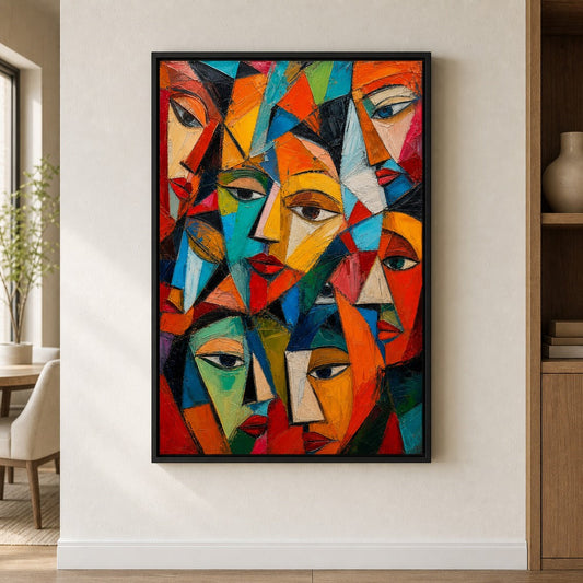 Textured Wall Art Ideas: Printed Depth or Raised Surface? featured canvas room reference