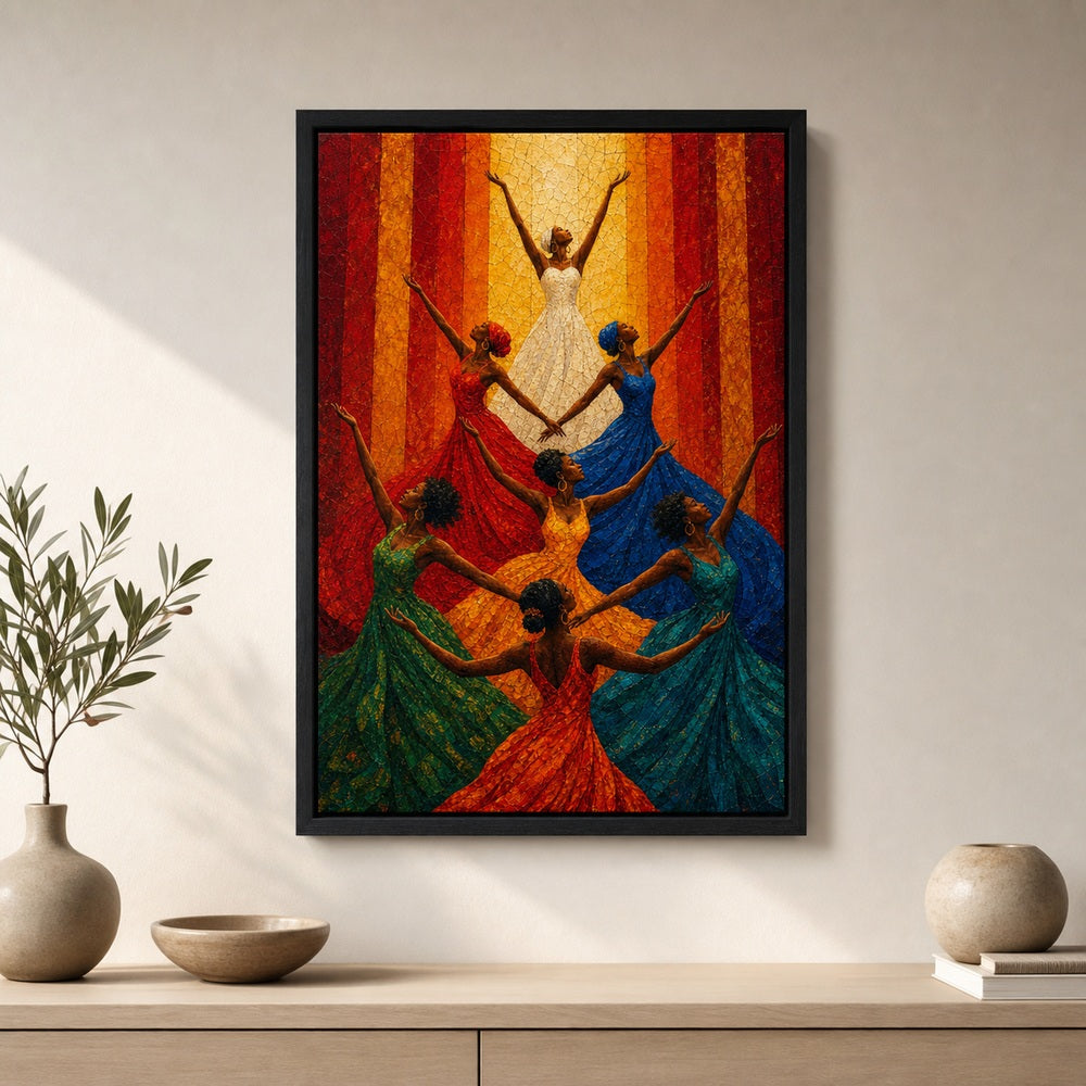Large Colorful Wall Art: Control the Palette, Not the Energy featured canvas room reference