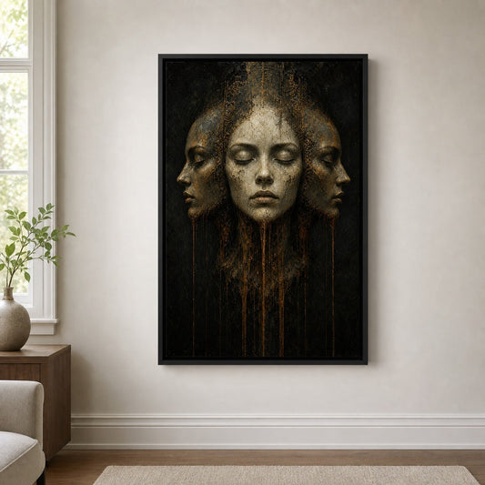 Three Piece Wall Art: Set the Gaps Before You Hang featured canvas room reference