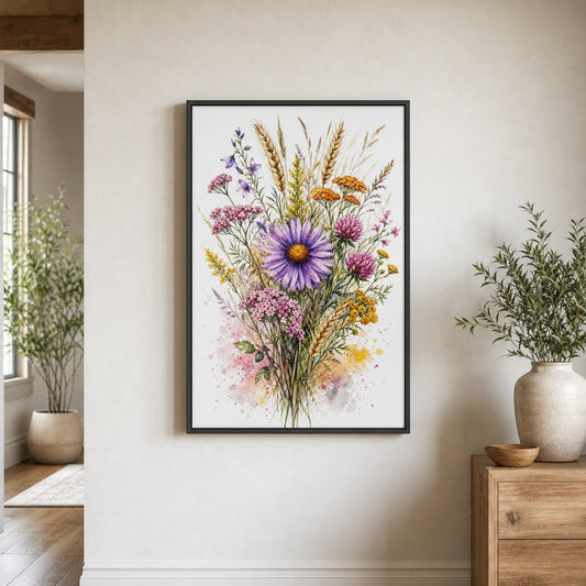 Purple Wall Art: Match Plum, Lavender, and Violet to a Room featured canvas room reference