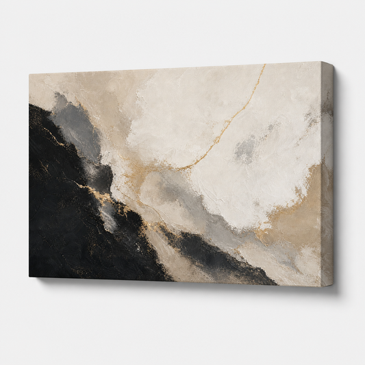 Black and Gold Wall Art: How to Keep the Room Balanced featured canvas room reference