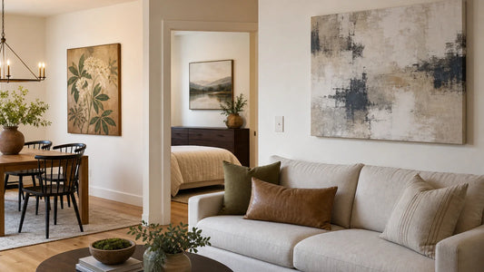 room by room wall decor guide with canvas art in real interiors