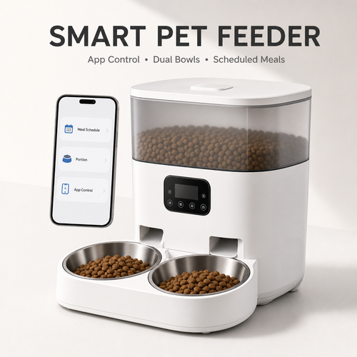 GPT2 pet feeder design - hero smart pet feeder