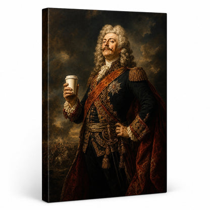 Baroque General Coffee Canvas Wall Art - kitchen wall decor by JOJOShop