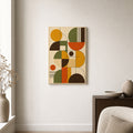 Bauhaus Geometric Mid-Century Modern Canvas Wall Art 01 sku 12x18