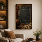 Custom Coach Dad Master Plan Canvas Wall Art wall mockup generated with gpt-image-2