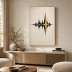 Ivory Archive Soundwave Soccer Canvas Wall Art wall mockup