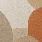 Japandi Plaster Abstract Canvas Wall Art wrapped canvas detail