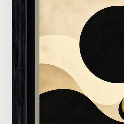 Geometric Woman Profile Floating Frame Wall Art - 03_detail_closeup