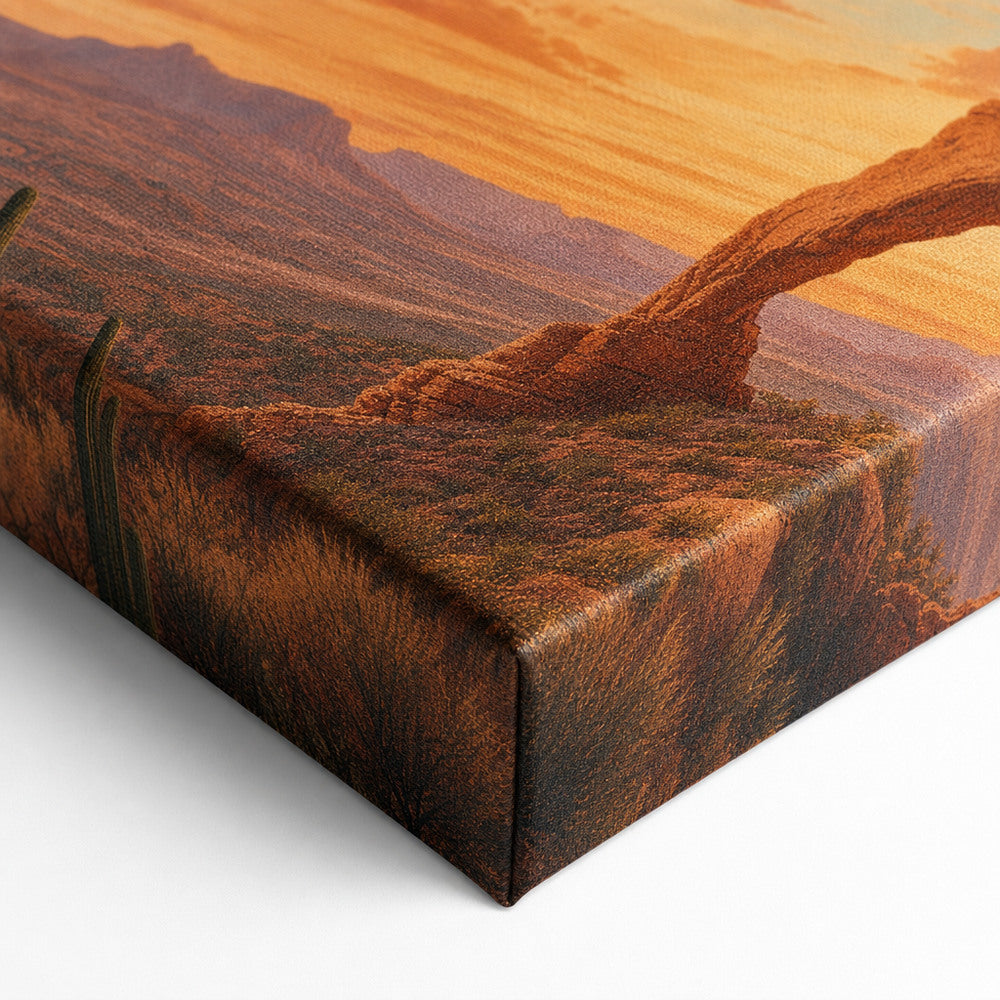 Southwestern Desert Arch Canvas Wall Art - 03_detail_closeup