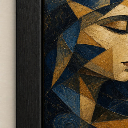 Intimate Cubist Women Faces Wall Art - 03_detail_closeup