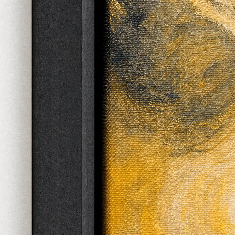 Surreal Black Silhouette Woman Wall Art - 03_detail_closeup
