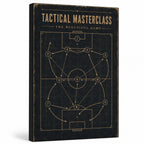 Tactical Masterclass Industrial Soccer Canvas Wall Art 03 white background left-view wrapped canvas main image