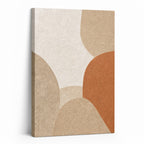 Japandi Plaster Abstract Canvas Wall Art room wall decor mockup