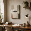 Morandi Soundline Soccer Canvas Wall Art 12×18 inch thin wrapped canvas wall mockup