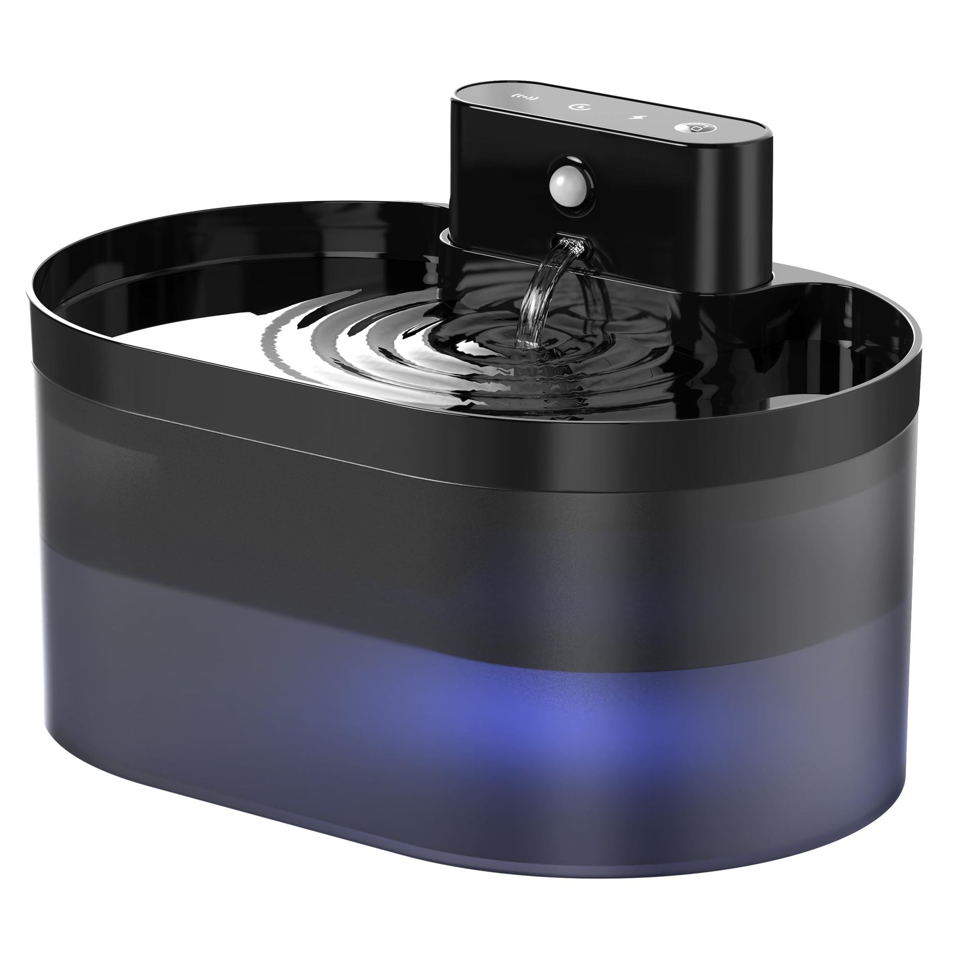 T-shaped dual filter set for 2.2L pet water fountain